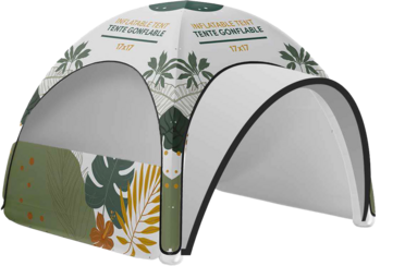 TENTE GONFLABLE 17 X 17